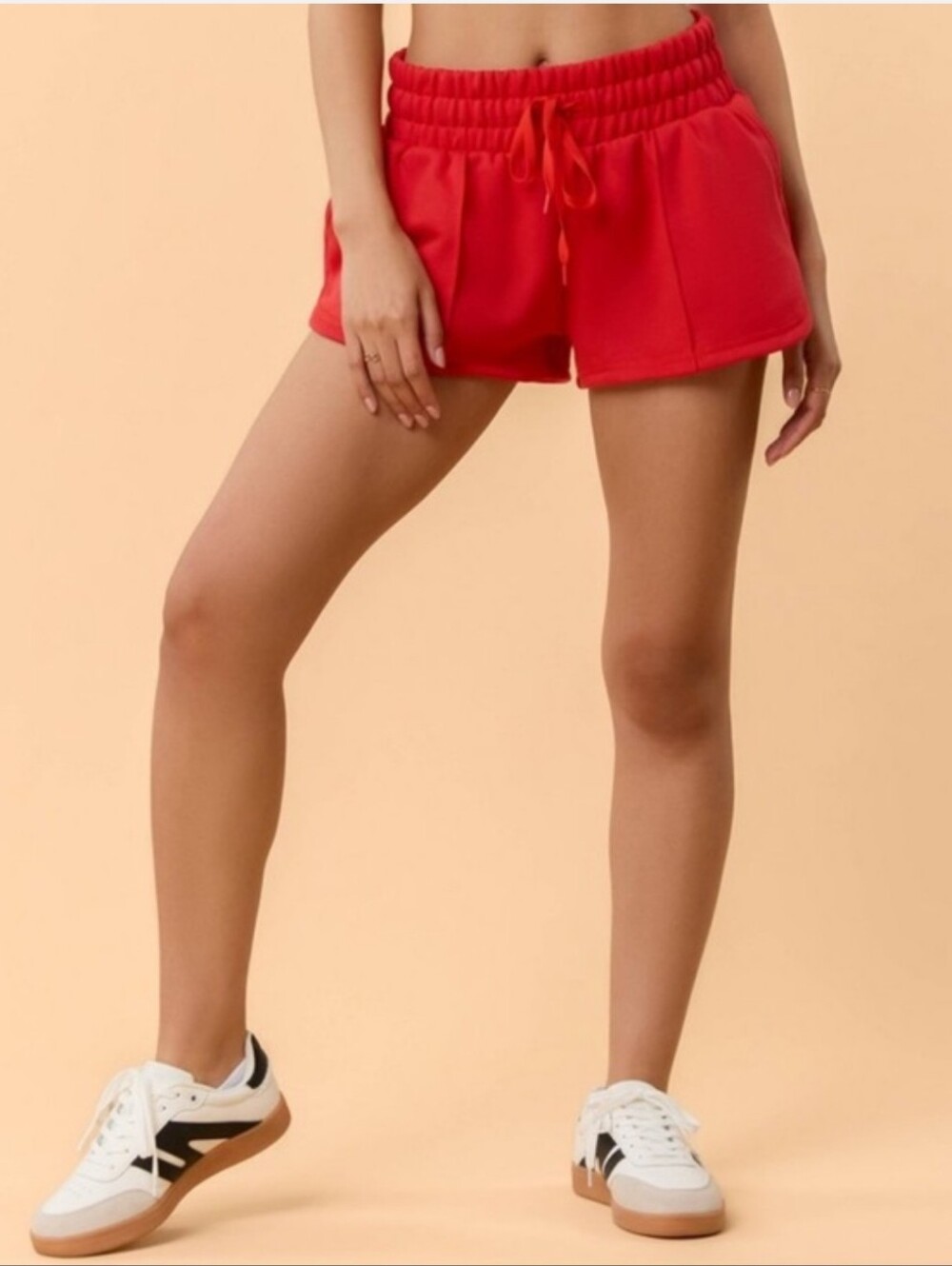 Blogilates Women's Marshmallow Dolphin Shorts - Red 1X